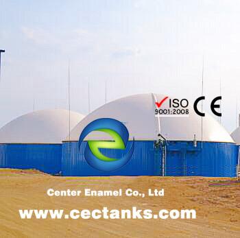 Szkło - stopione - do - zbiornika stalowego / zbiornika magazynowania biogazu o wysokiej szczelności 0