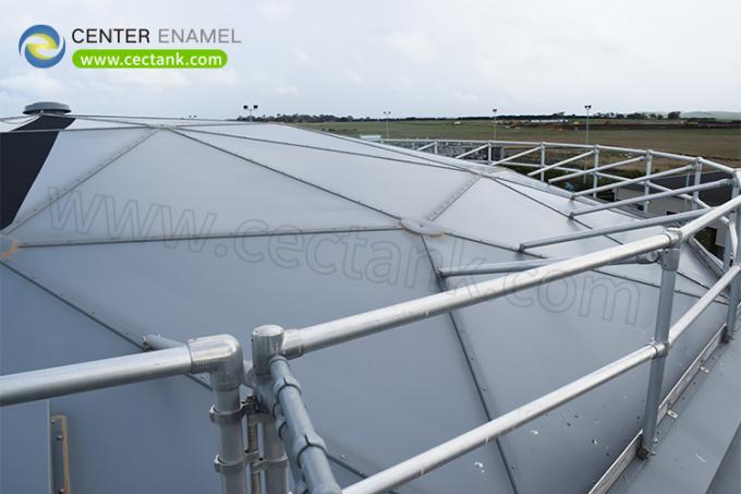 Odporne na korozję aluminiowe dachy kopułowe do zbiorników ze stali węglowej 0