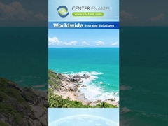 Zbiorniki ścieków ze szkła stopionego do stali z trzydziestoletnim życiem