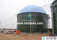 Biogazownicze zbiorniki ze stali stopionej ze szkła wykorzystywane jako reaktory mieszane beztlenowe