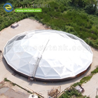 konstrukcja dachu kopuły geodezyjnej z aluminium
