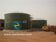 Doskonała odporność na ścieranie Szklane zbiorniki do przechowywania wody dla wody pitnej / łatwa konstrukcja
