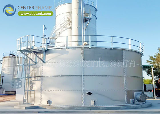 Szybkie zainstalowanie zbiorników z wody ze stali nierdzewnej do biogazowych anorowych trawników