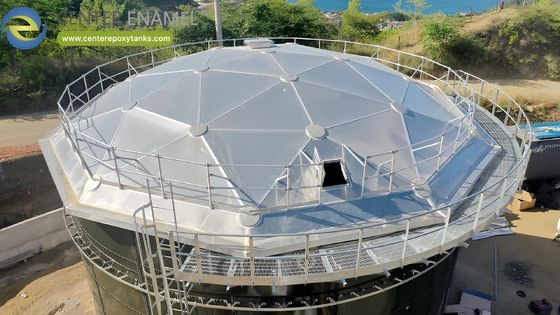 Wytrzymałe kopuły geodezyjne z aluminium do zbiorników zbiorników wody pitnej