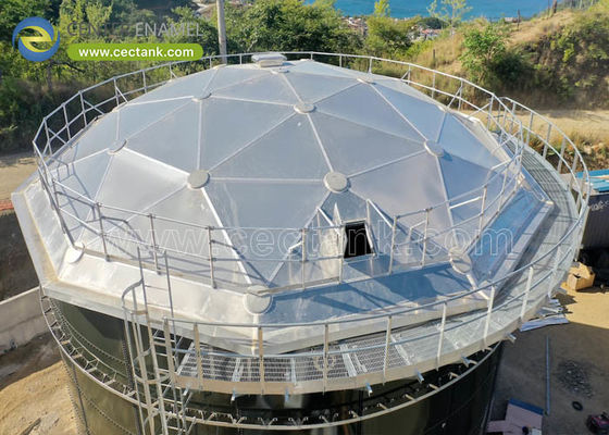 Zwiększenie bezpieczeństwa i odporności: Centrum Enamel's Aluminium Dome Roofs for Ukraine Zbiorniki magazynowania ropy naftowej
