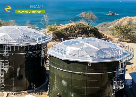 Zwiększenie bezpieczeństwa i zrównoważonego rozwoju: Centrum Enamel's Aluminium Dome Roofs for Benin Crude Oil Storage Tanks