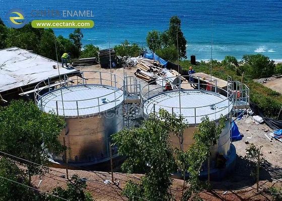 Premium Hygienic Galvanized Bolted Tanki do przechowywania surowego mleka