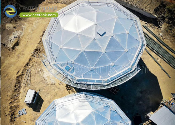 Wzniesienie oczyszczania ścieków: Górne kopuły geodezyjne aluminiowe z emali centralnej do zestawów z zaciskiem