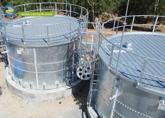 Zbiorniki stalowe z galwanizowanym dachem aluminiowym do przechowywania coly