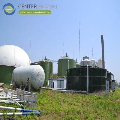 Podwójny dach membranowy do przetwarzaczy biogazu z odpadów gospodarstwa domowego: zatrzymywanie gazu z odpadów organicznych gospodarstwa domowego.