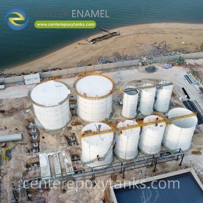 Zbiornik powlekany FBE do oczyszczania ścieków browarniczych - Zaprojektowany z myślą o trwałym przechowywaniu dużych objętości ścieków browarniczych o niskim pH.