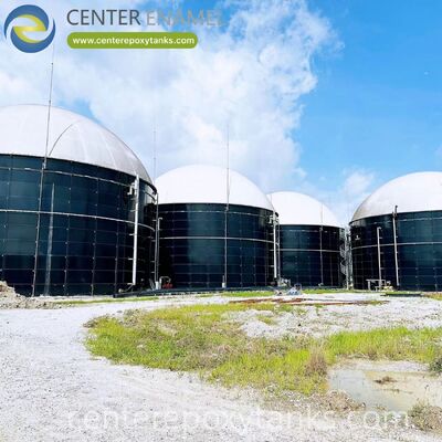 Zbiornik na biogaz dla projektu biogazu z odpadów kuchennych: Zatrzymuje i zabezpiecza biogaz, zapobiegając wyciekom i zapewniając kontrolę zapachów w środowiskach miejskich