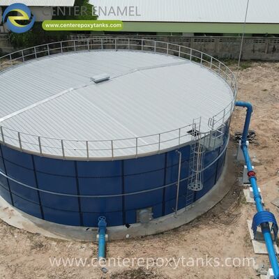 Bolted Steel Tanks as landfill leachate treatment tank: Provides a durable foundation for complex chemical and biological purification processes.