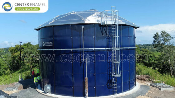 High Corrosion Resistant Aluminum Geodesic Dome Roof Tank with Clear Span Design and Quick Field Installation