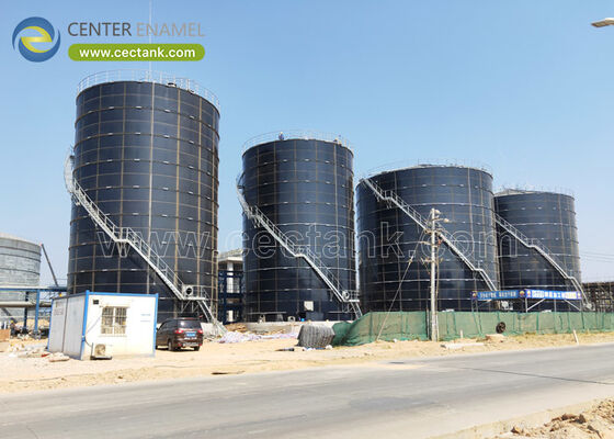 Zbiornik GFS do przechowywania osadów Zbiornik osadów ze szkła stopionego w stal