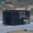 Zbiorniki do przechowywania płynów ze stali ze śrubowaną ścianką z aluminiową kopułą