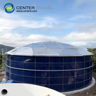 Przejrzysty dach kopuły geodezyjnej z aluminium dla zbiorników do przechowywania ropy naftowej