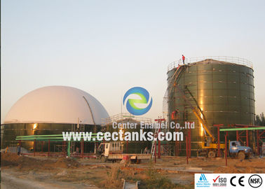 Szkło stopione do stali Biogazowy zbiornik 10000 galonów stalowy zbiornik wody