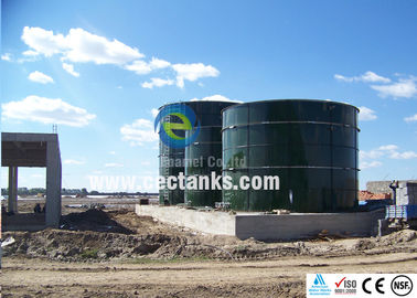 Zbiornik biogazu ze szkła powlekany ze stali Zbiornik wody ogniowej okrągły