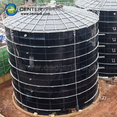 GFS Cylindrical Steel Water Tank For Biogas Project (Zaliwowanie wody z stali cylindrycznej dla projektu biogazu)