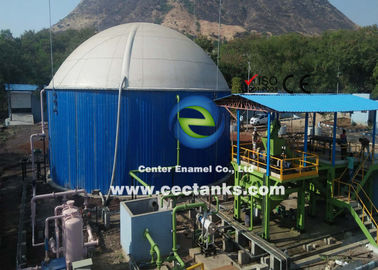 0.25mm grubość powłoki System magazynowania biogazu z PVC podwójny membrany gazowy posiadacz dach