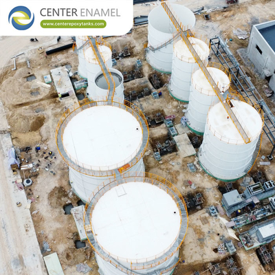 Secure Epoxy Coated Steel Biogas Storage Tanks Providing Safe Containment for Collected Biogas