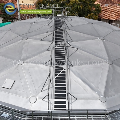 Aluminiowy dach kopułowy dla zbiorników silosowych: Zapewnia odporną na warunki atmosferyczne osłonę dla materiałów sypkich