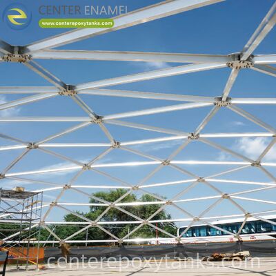 Kopuła aluminiowa do zbiornika wody ppoż.: Zabezpiecza awaryjne źródło wody przed zanieczyszczeniami i zanieczyszczeniami