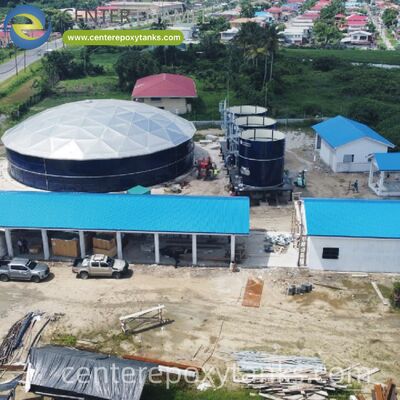 Wewnętrzne pływające dachy dla spawanych stałych zbiorników bitumenowych: zapobiegają utlenianiu powierzchni i utratom ciepła