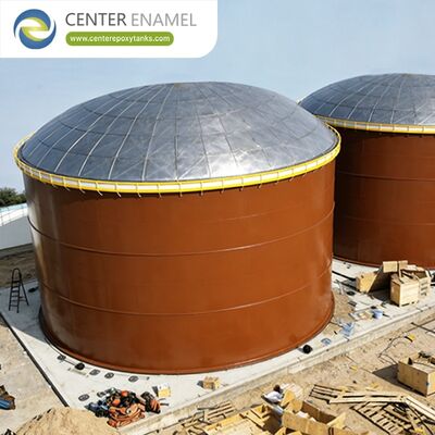 High Corrosion Resistant Aluminum Geodesic Dome Roof Tank with Clear Span Design and Quick Field Installation