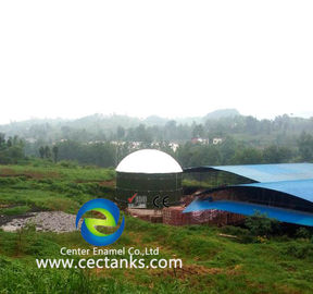 Zbiornik biogazu o dużej pojemności do odprowadzania odpadów w ramach projektu oczyszczania ścieków