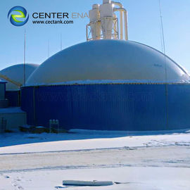 Zbiornik do przetwarzania biogazu ze stali niebieskiej