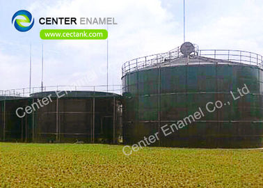 Zbiorniki na zbiorniki ścieków ze szklanym wyłożeniem dla instalacji biogazowych, oczyszczalni ścieków