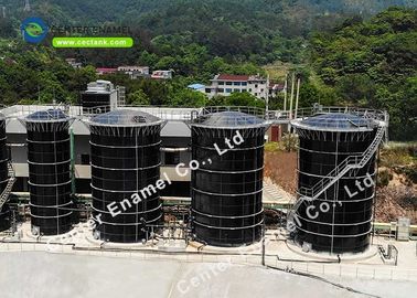 Zbiorniki stalowe z podwójnym powłoką ze szkła stopionego z biogazową elektrownią obliczenia projektu
