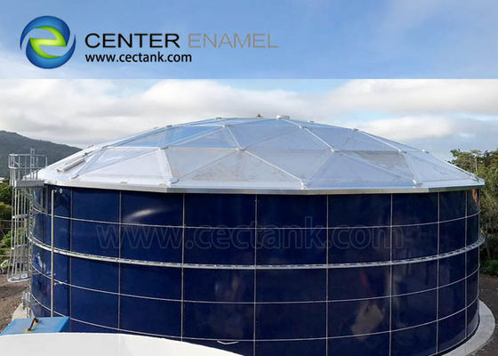 Zbiorniki biogazu ze stali ze szklanym wyłożeniem odpornym na korozję