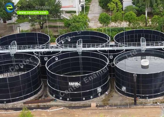 NSF 61 Zbiorniki do przechowywania suchej masy płynnej ze stali ze szklanym wyłożeniem