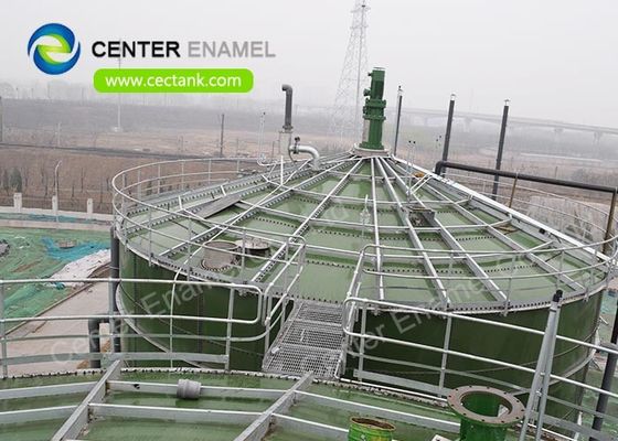 18000m3 zbiorniki CSTR ze szklaną podszewką ze stali do projektów biogazowych
