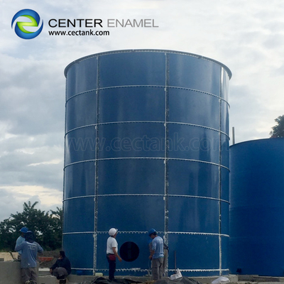 Zbiorniki ze stali stopionej ze szkła przeciwprzyczepieniu do projektu biogazu