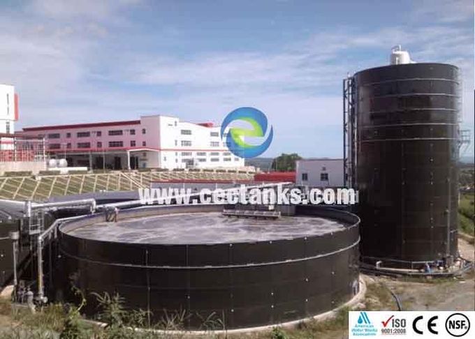 Biogazownicze zbiorniki ze stali stopionej ze szkła Wysokiej wydajności 6,0 Twardość Mohs 1