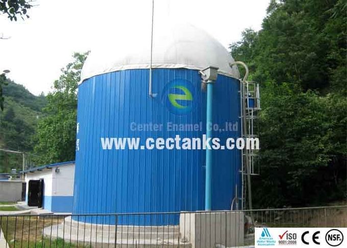 Zbiornik z podwójnymi błonami PVC do przechowywania bioparygu, szybko zainstalowany ISO 9001:2008 1