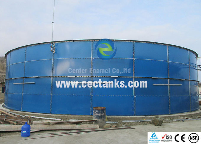 Zbiornik biogazu ze szkła powlekany ze stali Zbiornik wody ogniowej okrągły 0