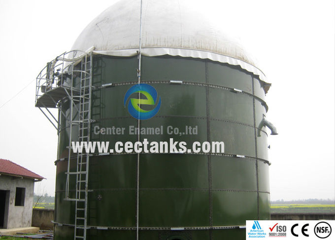 Zbiornik z biogazem, Anaerobowe trawienie w oczyszczaniu ścieków Wysoka pojemność 0