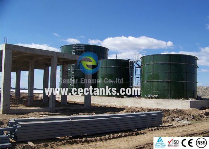 Zbiorniki wody ze szklanego stali stopionej dla instalacji gazowniczej / oczyszczalni ścieków 0