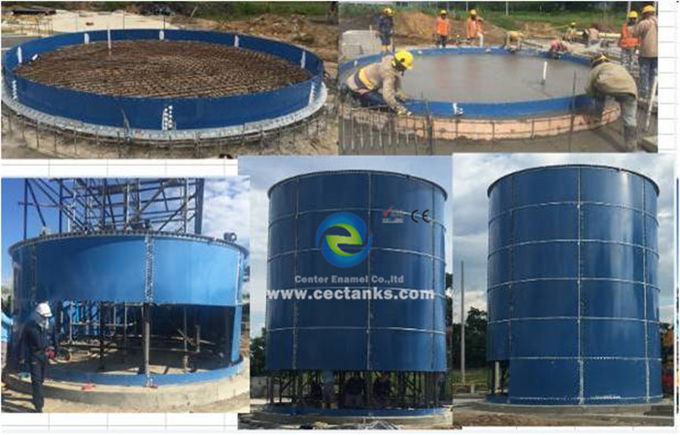 Biogazowa Elektrownia Szkło stopione w zbiornikach stalowych, ART 310 0