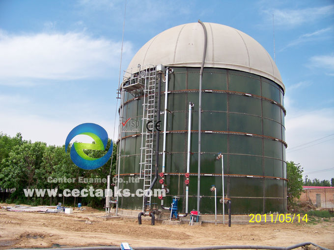 1 -4MW Biogazowa Elektrownia EPC pod klucz BOT BTO Usługa projektu z złowionymi ze szkła do stali zbiornikami magazynowymi 1