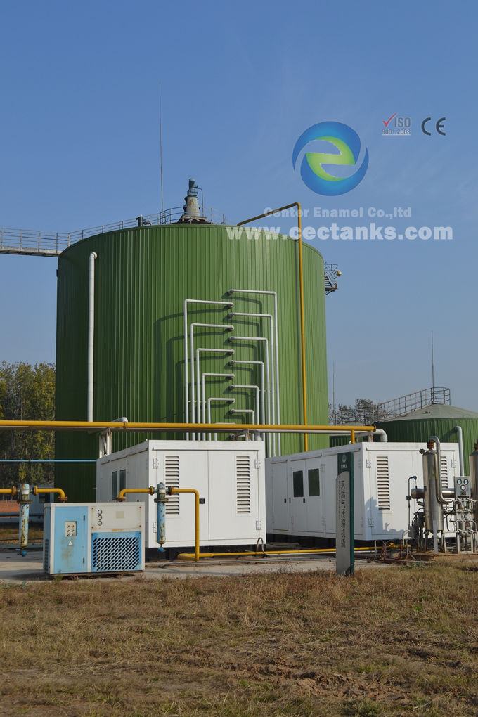 OSHA Zbiornik stalowy emaliowany Zbiorniki wody przemysłowe o odporności na korozję / ścieranie 1