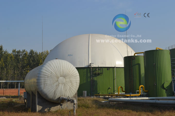 OSHA Zbiornik stalowy emaliowany Zbiorniki wody przemysłowe o odporności na korozję / ścieranie 0