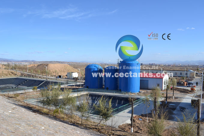 Zbiornik na przechowywanie osadów i odpadów z membranowym lub aluminiowym dachem 0
