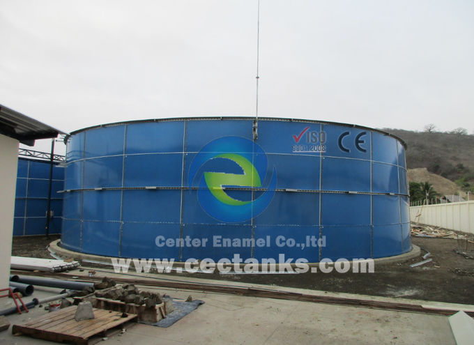 Zbiorniki ze stali stopionej ze szkła o grubości 3 mm - 12 mm do oczyszczalni wody 0
