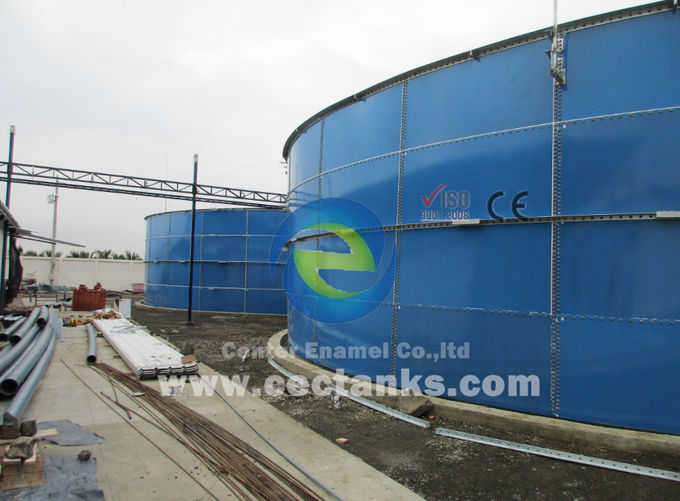 Łatwo zmontować zbiorniki do przechowywania płynów 20 m3 do 18 000 m3 pojemność 0
